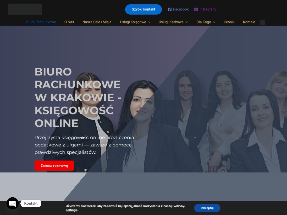 Screenshot of the HR Outsourcing website